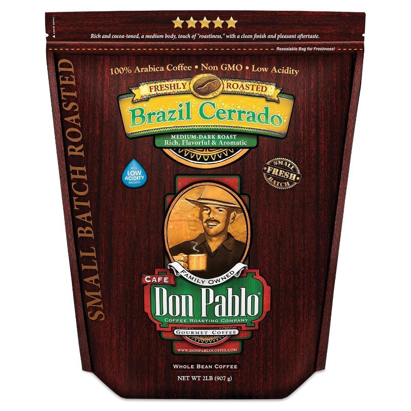 Don Pablo Brazil Cerrado whole bean coffee 2 lb bag