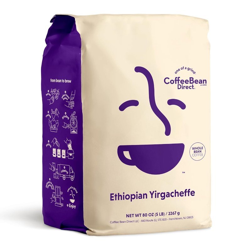 Coffee Bean Direct Ethiopian Yirgacheffe (5lb)