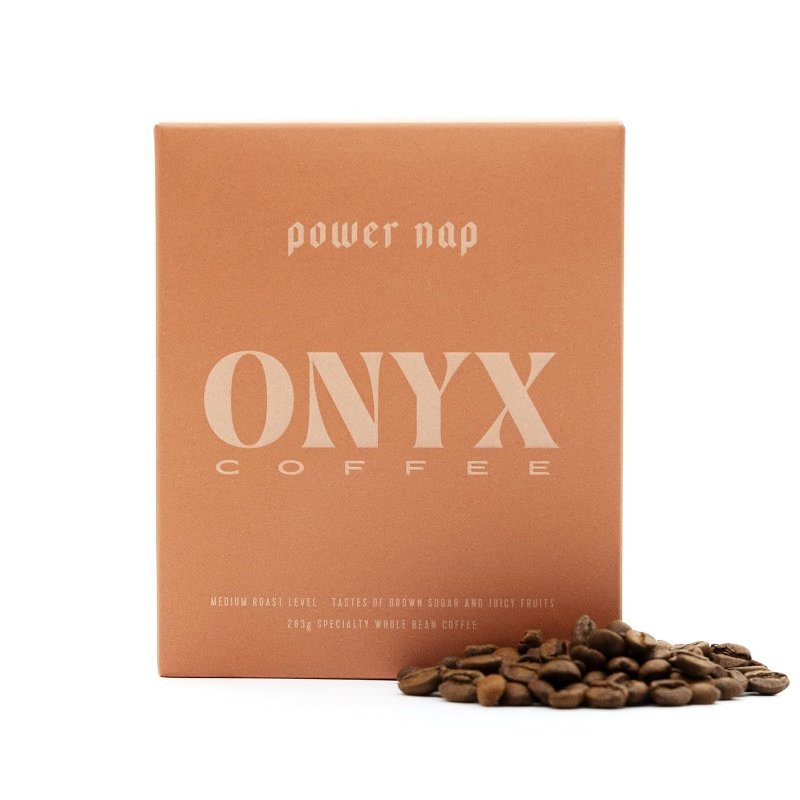 Onyx Coffee Lab Power Nap half caffeine whole bean coffee bag