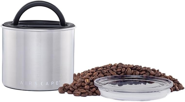 AirScape Planetary Design stainless steel coffee canister