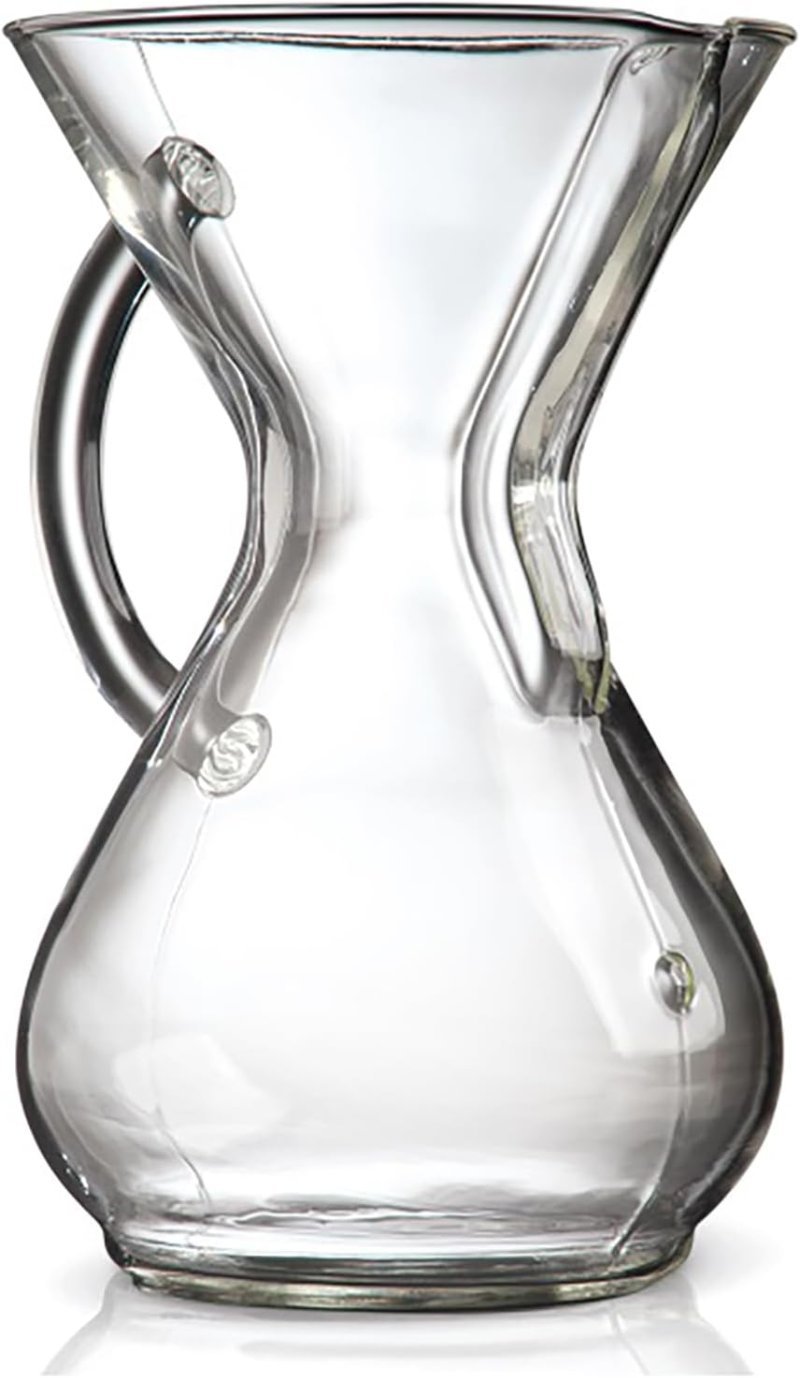 Chemex Glass Handle Series 6-Cup all-glass pour-over coffeemaker