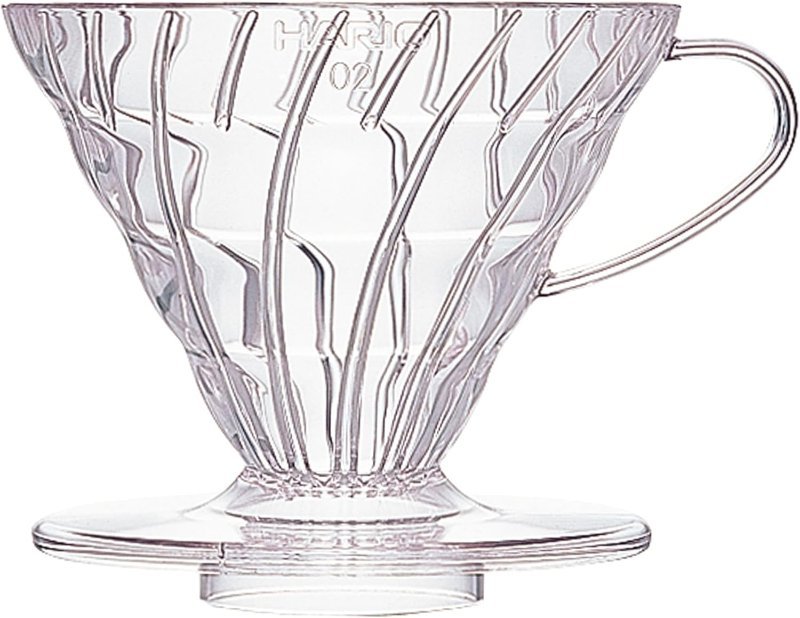 Hario V60 size 02 clear plastic coffee dripper