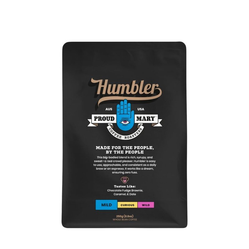 Proud Mary Coffee Humbler Blend whole bean coffee, 250 gram bag