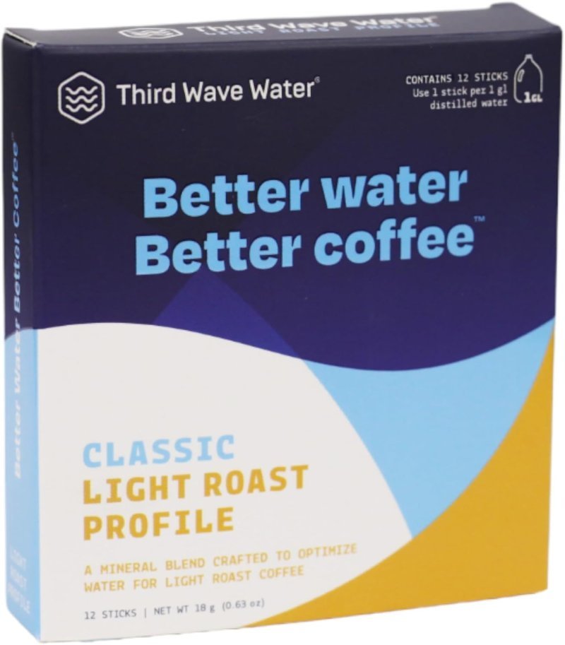Third Wave Water Classic Light Roast profile mineral packets for coffee brewing water