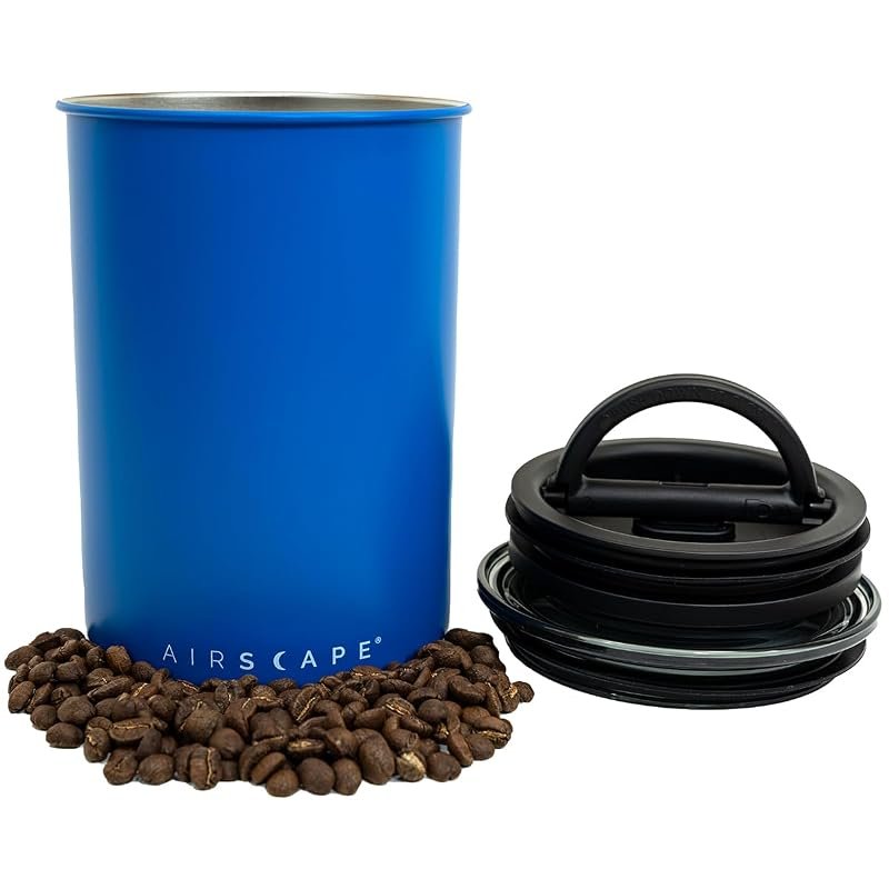 Airscape by Planetary Design stainless steel coffee canister, medium 500g size