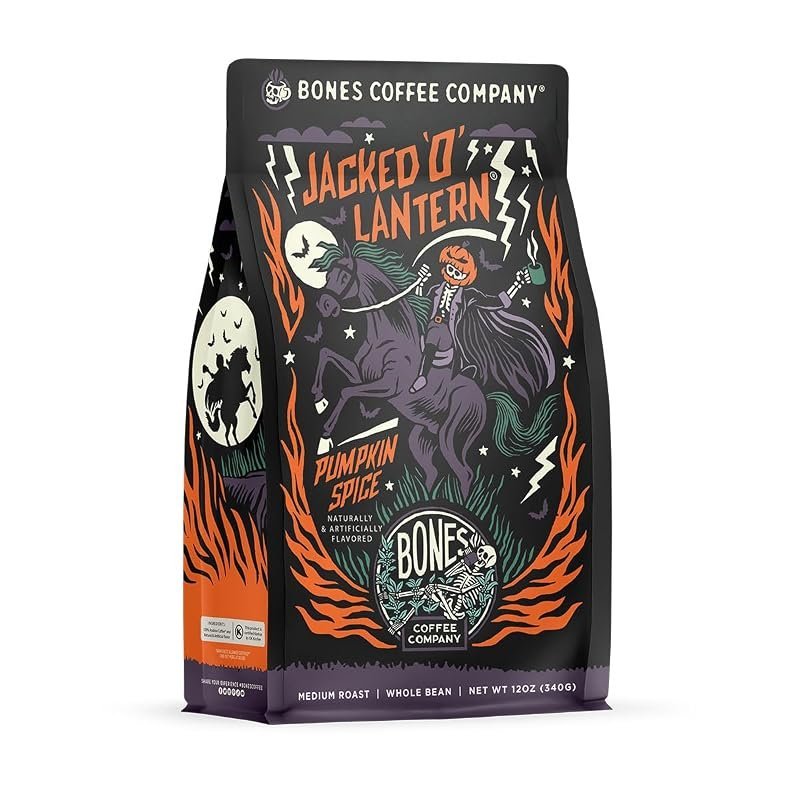 Bones Coffee Company Jacked O Lantern Pumpkin Spice Coffee