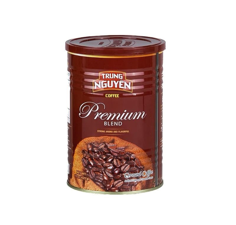 Trung Nguyen Premium Blend Vietnamese ground coffee can