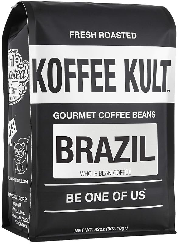 Koffee Kult Brazil single origin medium roast whole bean coffee