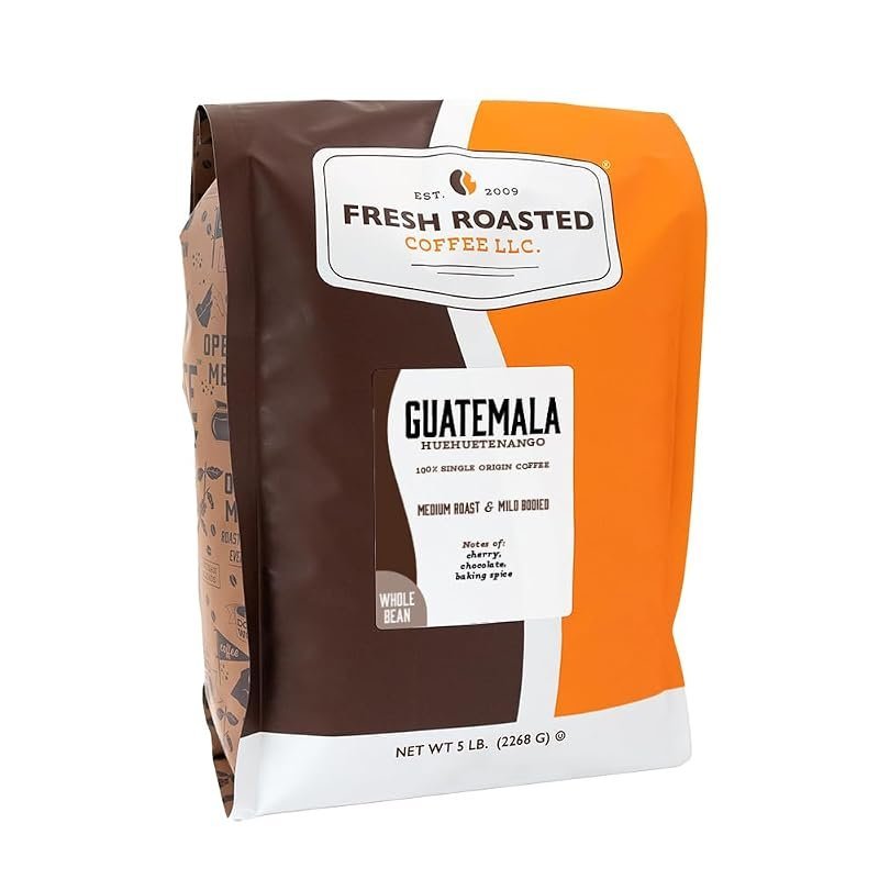 Fresh Roasted Coffee Guatemala Huehuetenango whole bean 5 lb
